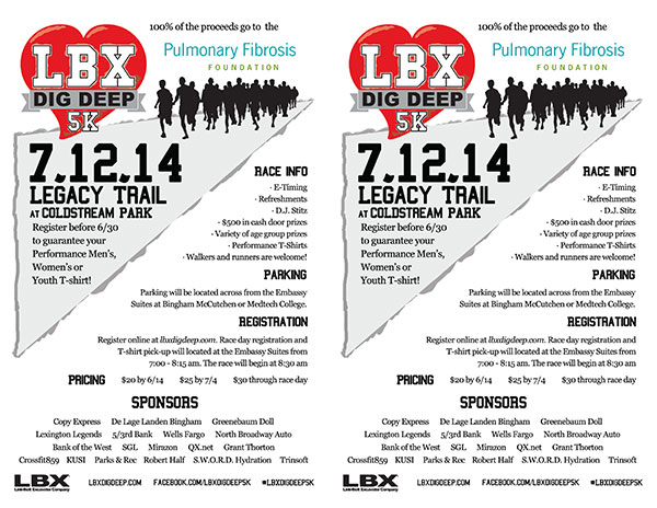 LBX Dig Deep 5K Flyer - Small
